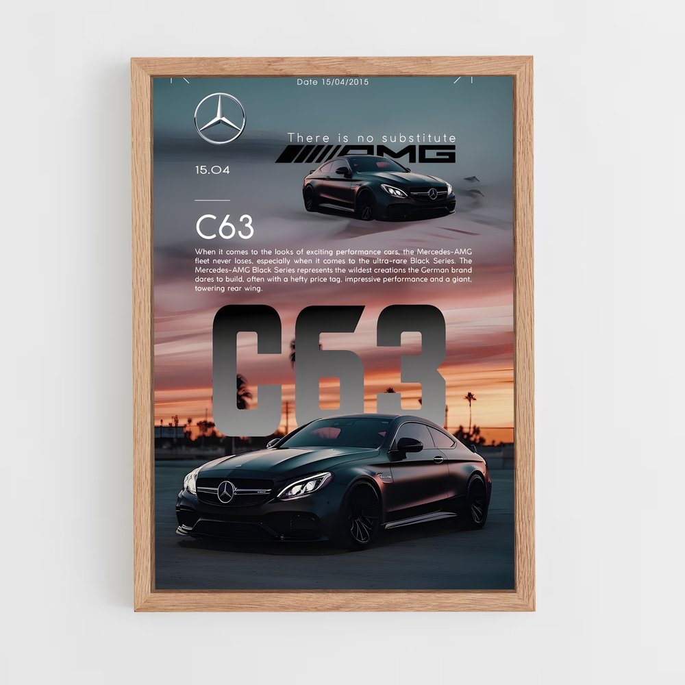 Poster Luxe de Performance – affiche Mercedes (vue 4)